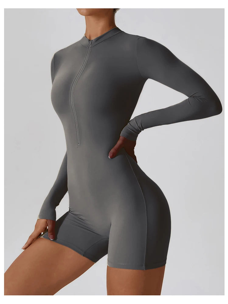 bodysuit with zipper