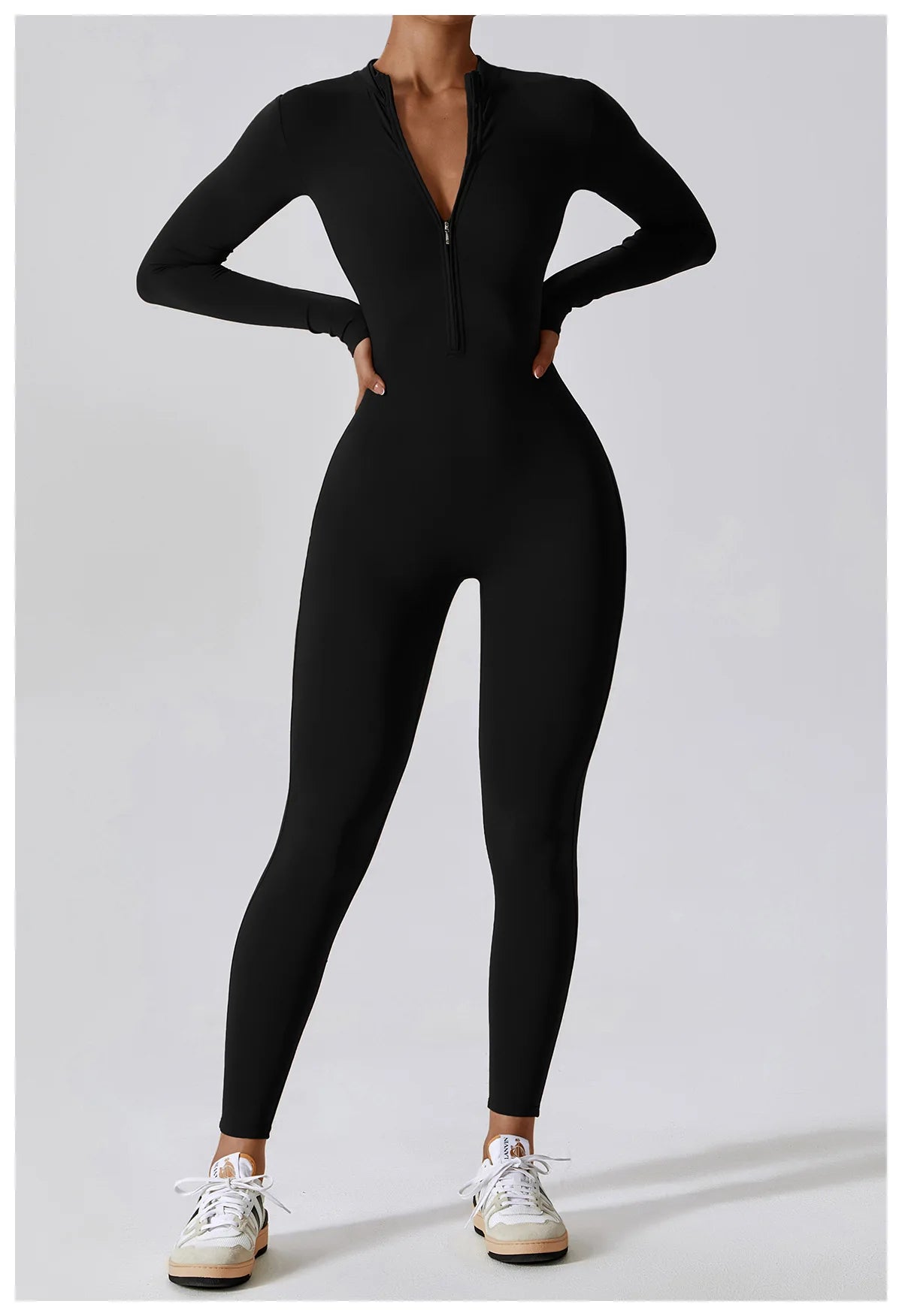 bodysuit with zipper