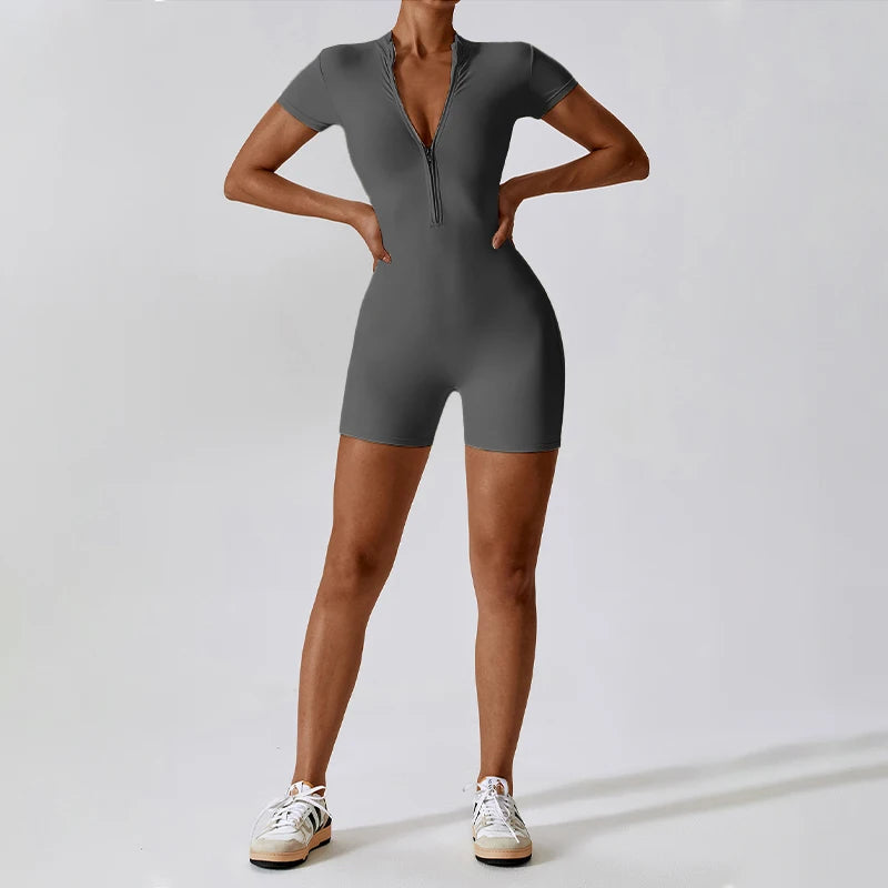 bodysuit with zipper