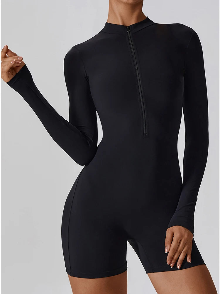 bodysuit with zipper