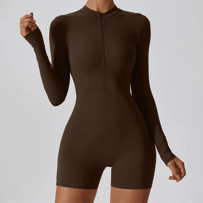 bodysuit with zipper