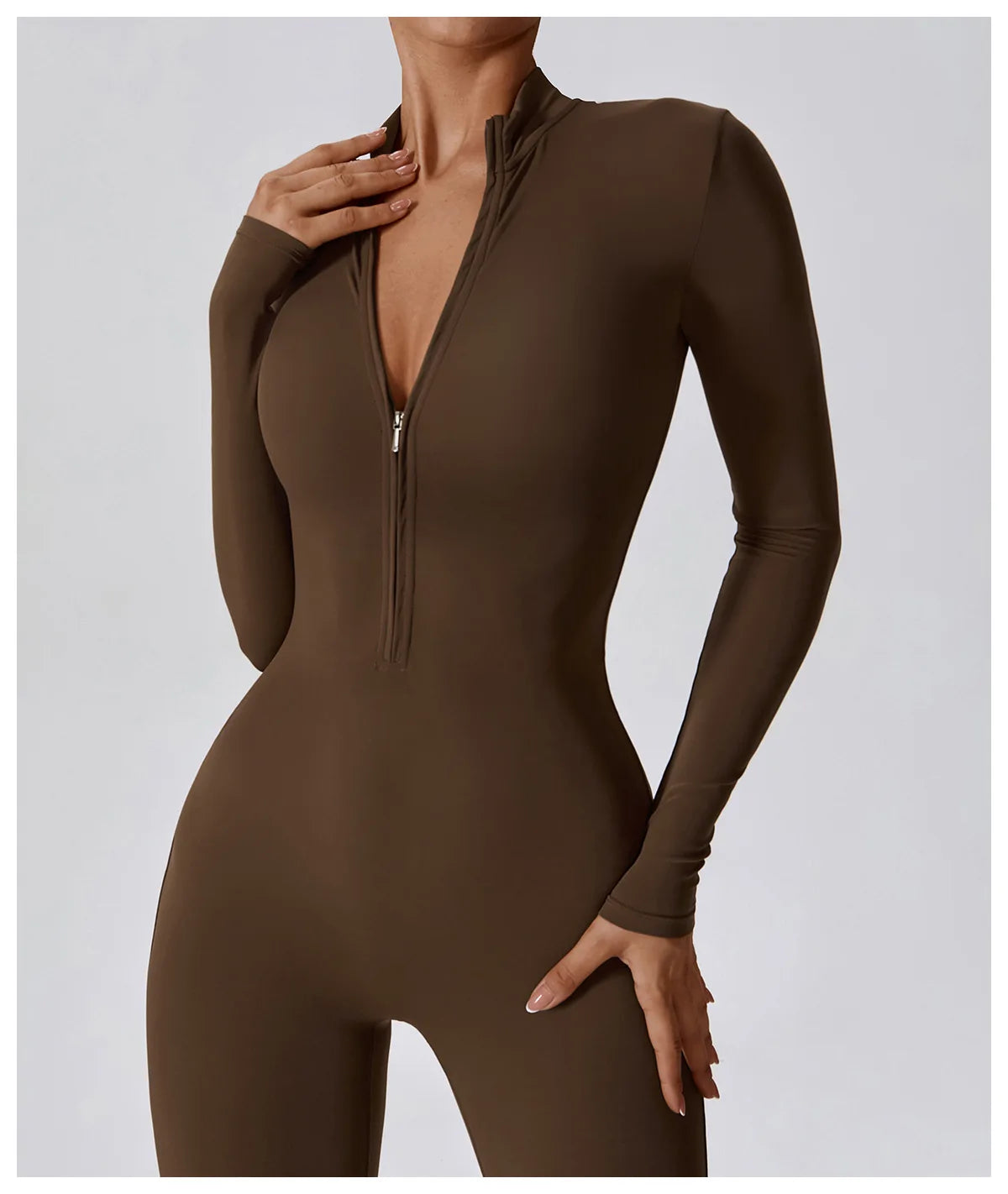 bodysuit with zipper