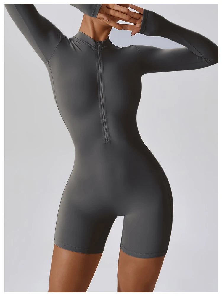 bodysuit with zipper