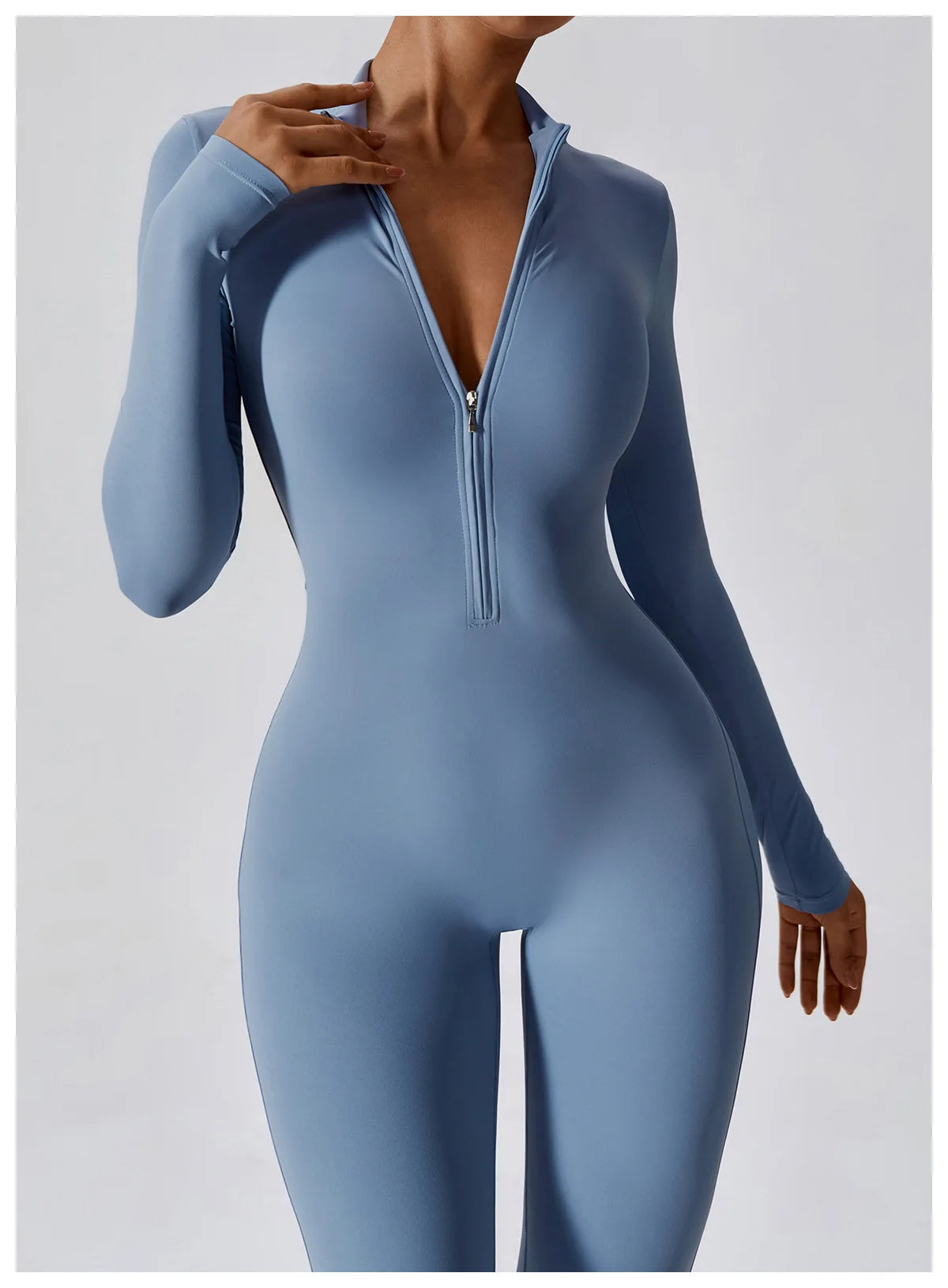 bodysuit with zipper