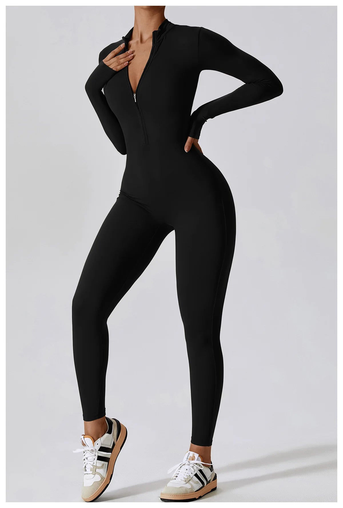 bodysuit with zipper