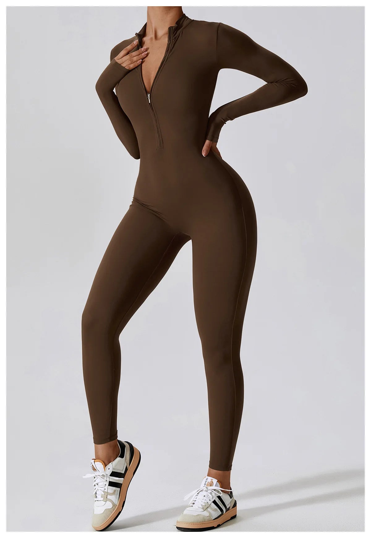 bodysuit with zipper